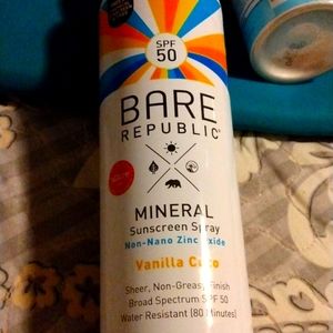 Bare Republic SPF 50 Mineral Sunscreen Spray Vanilla CoCo